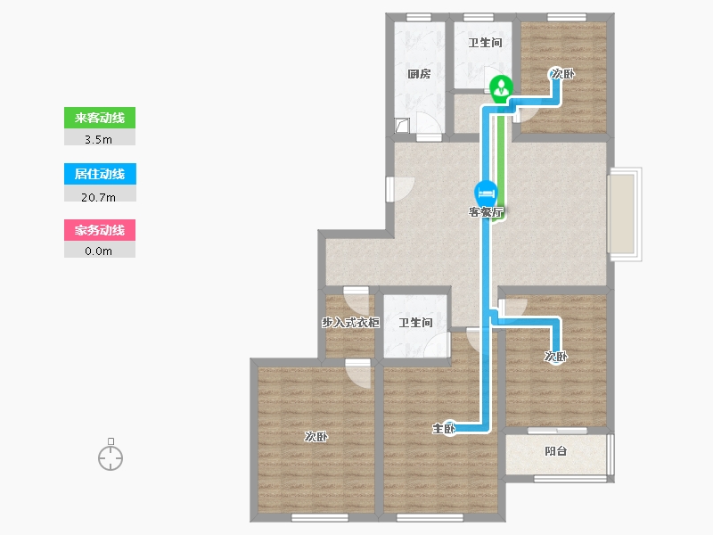 江苏省-宿迁市-众大上海城-115.00-户型库-动静线