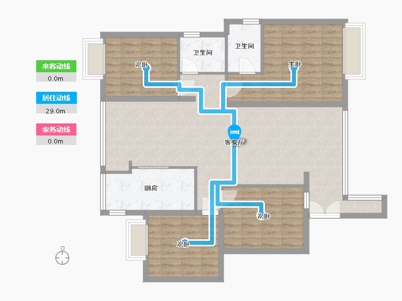 江西省-上饶市-中央公园-108.00-户型库-动静线