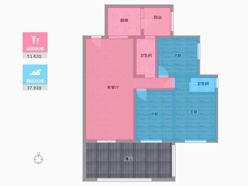 四川省-达州市-花海-91.20-户型库-动静分区