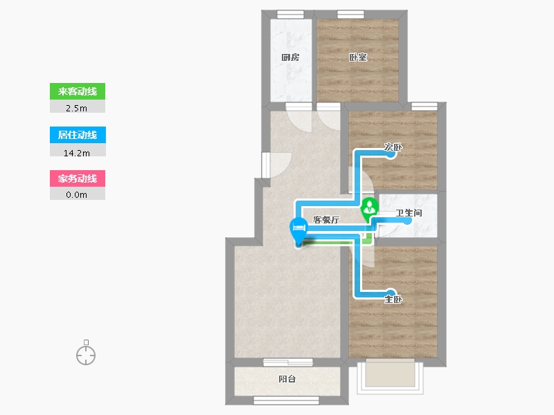 河北省-保定市-凯旋城-90.00-户型库-动静线