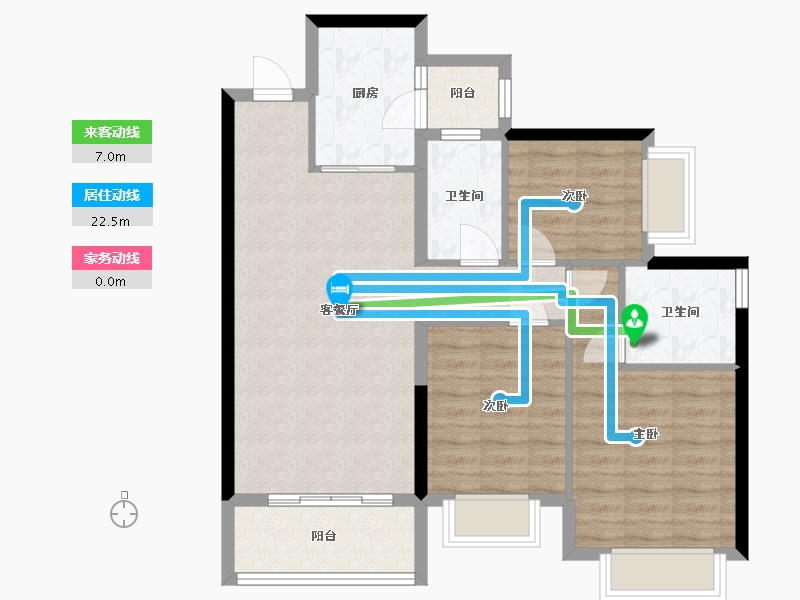 四川省-成都市-优筑天府城-87.20-户型库-动静线