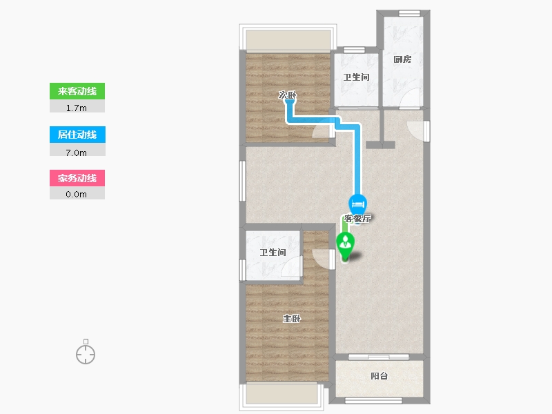 江苏省-苏州市-保利正荣堂悦-80.00-户型库-动静线