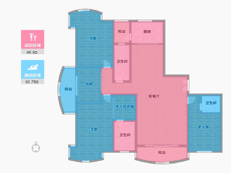 山西省-运城市-金鑫滨湖一号-234.00-户型库-动静分区