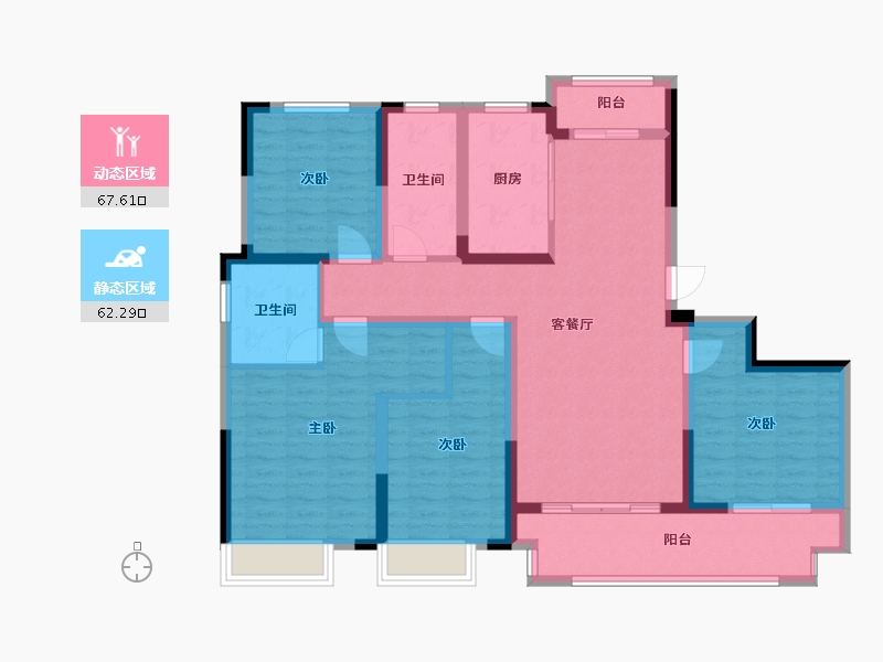 河南省-新乡市-君悦-115.20-户型库-动静分区