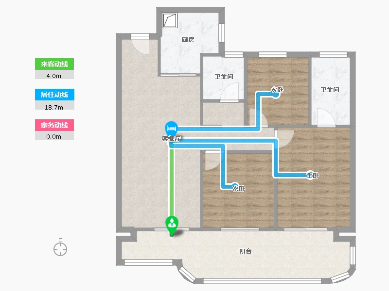 河南省-郑州市-万科翠湾中城-92.80-户型库-动静线