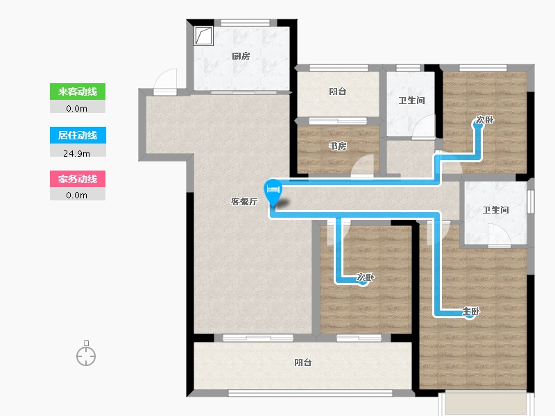 陕西省-安康市-吾悦首府-115.00-户型库-动静线