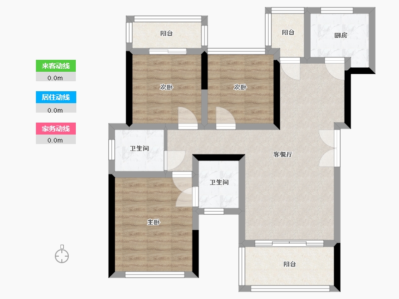 四川省-成都市-和悦澜庭-81.00-户型库-动静线