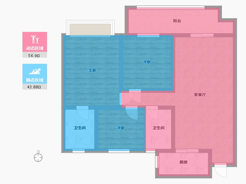 河南省-许昌市-万丰铂金悦府-89.00-户型库-动静分区