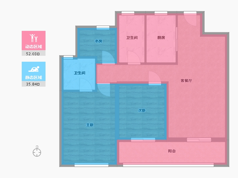 浙江省-温州市-汇学府-81.46-户型库-动静分区