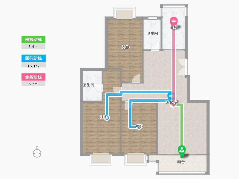 江苏省-南京市-上花园-119.00-户型库-动静线