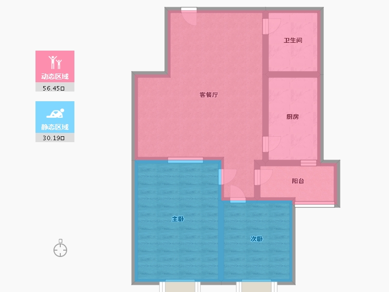 河北省-保定市-绿城-77.08-户型库-动静分区