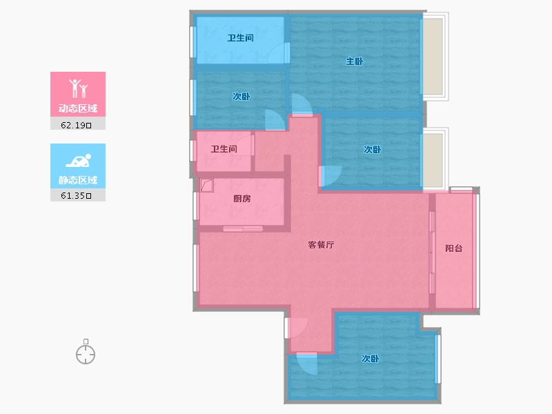 河南省-商丘市-和顺沁园春-115.20-户型库-动静分区