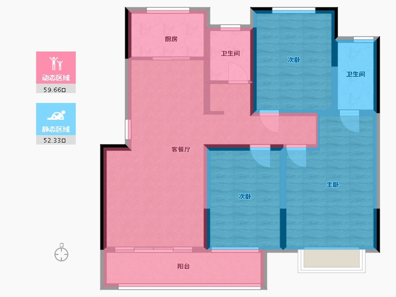 河南省-濮阳市-怡海丽廷-99.36-户型库-动静分区