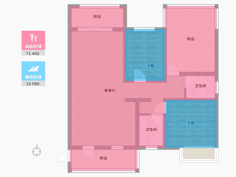 广西壮族自治区-防城港市-凤景湾-80.98-户型库-动静分区