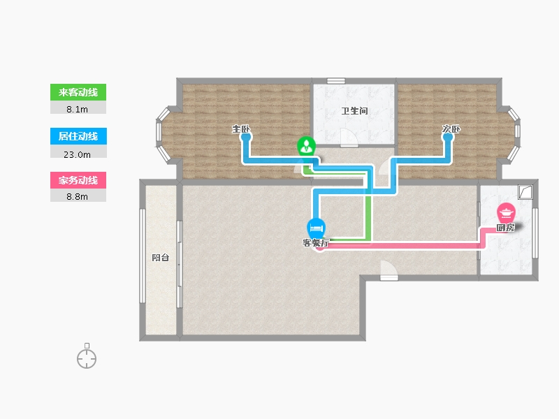 河北省-石家庄市-景阳花园小区-150.00-户型库-动静线