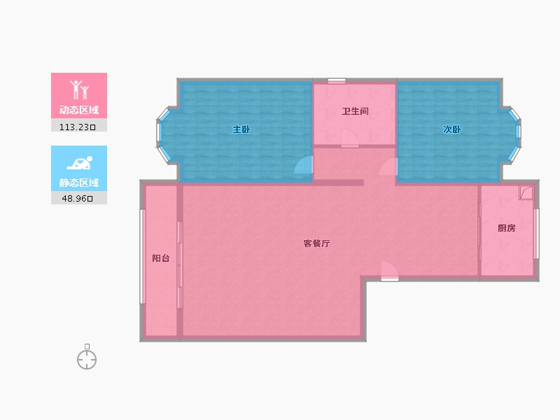 河北省-石家庄市-景阳花园小区-150.00-户型库-动静分区