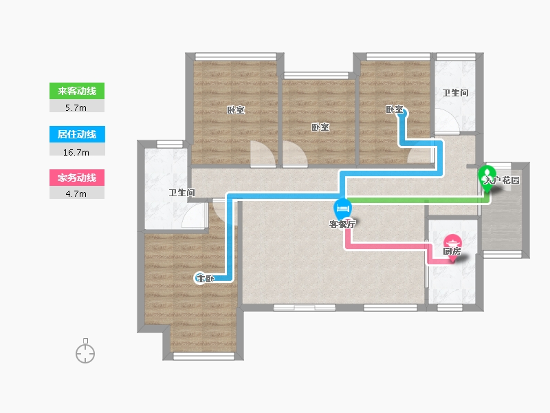 广东省-珠海市-碧水岸-89.08-户型库-动静线