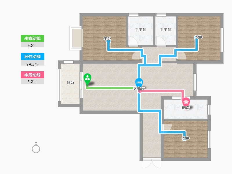 河北省-石家庄市-中兴里-100.15-户型库-动静线