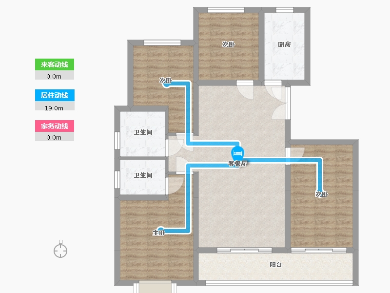 山西省-晋中市-和园-118.98-户型库-动静线