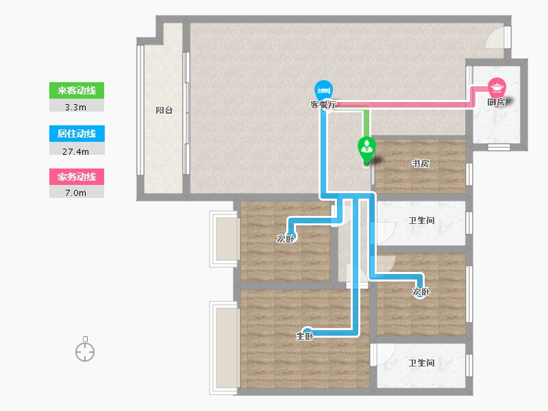 河南省-洛阳市-和昌云庭-111.20-户型库-动静线