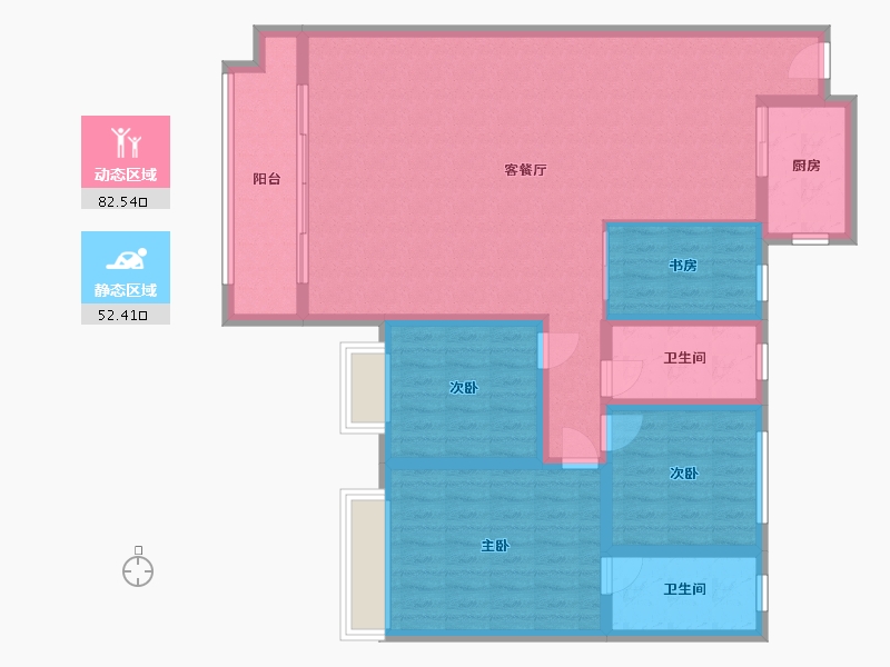 河南省-洛阳市-和昌云庭-111.20-户型库-动静分区