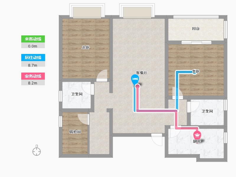 陕西省-汉中市-武侯名居-120.00-户型库-动静线