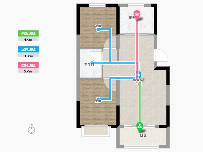 河北省-石家庄市-碧桂园云樾风华-68.00-户型库-动静线