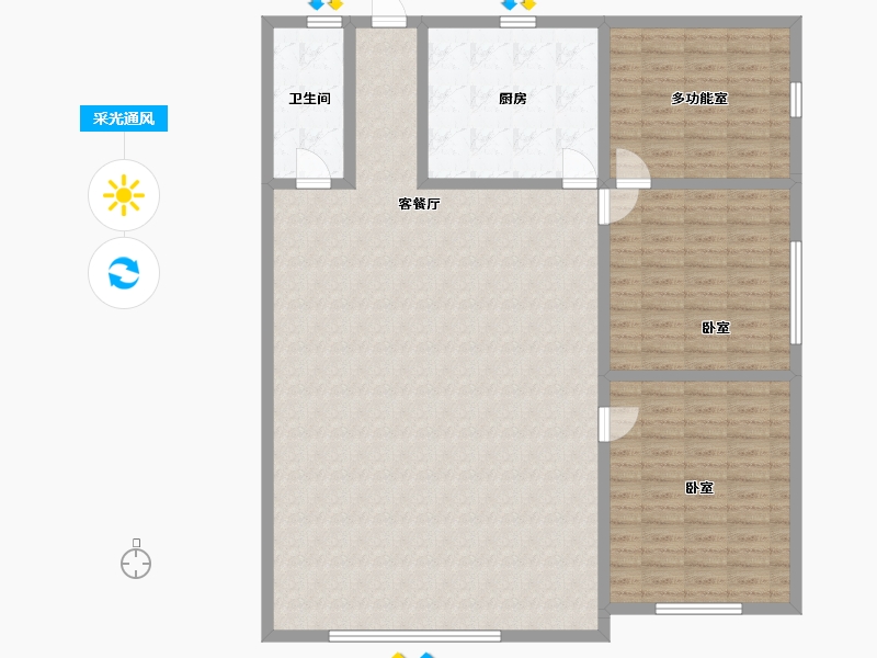 广东省-广州市-花东-129.00-户型库-采光通风