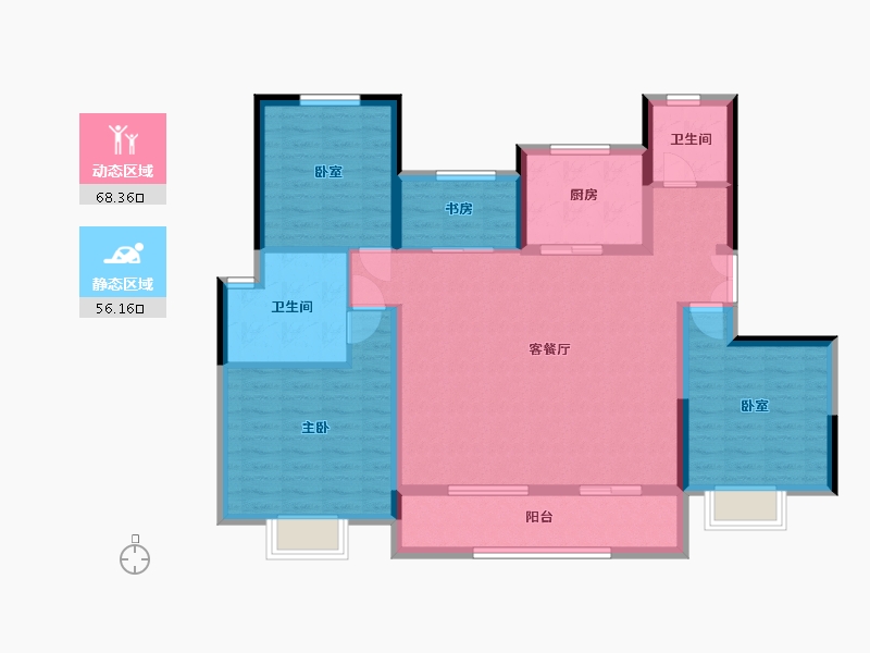 河南省-许昌市-中建观湖珑府-112.00-户型库-动静分区