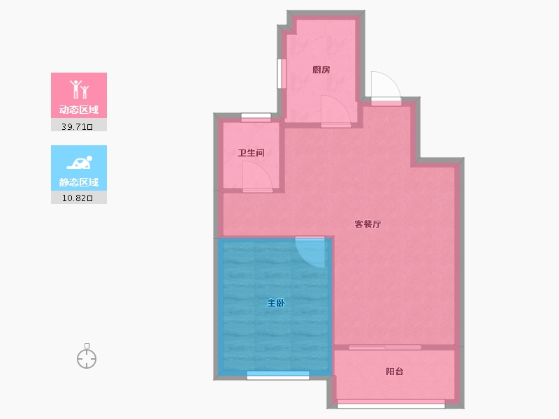 浙江省-温州市-中梁鹿城中心-48.18-户型库-动静分区