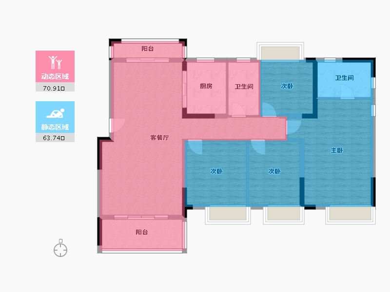 江西省-九江市-庐山御府-122.00-户型库-动静分区