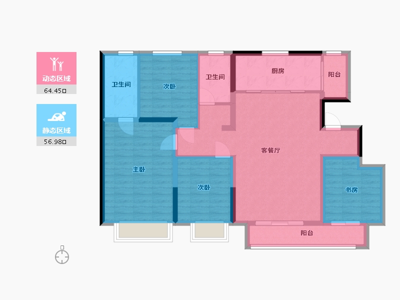 天津-天津市-万和府-122.00-户型库-动静分区