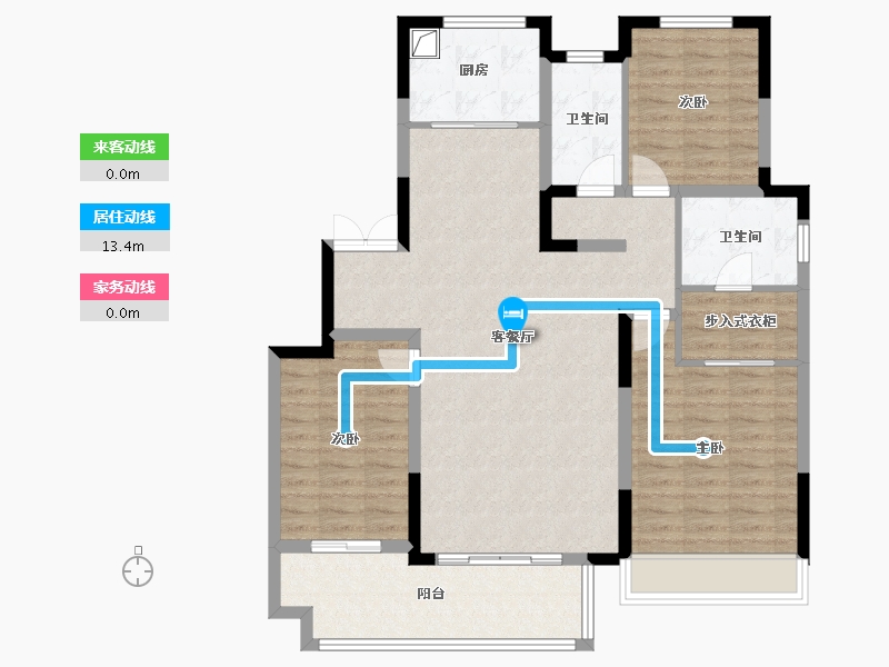 河南省-商丘市-银基荣府-122.00-户型库-动静线