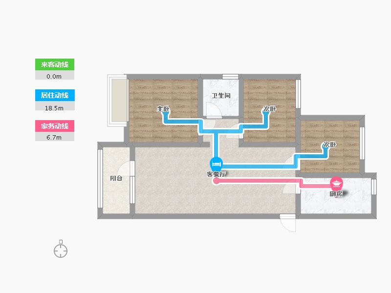 河北省-石家庄市-保利城-79.04-户型库-动静线