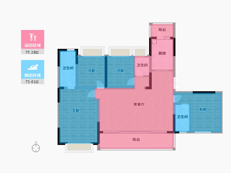 四川省-成都市-懿林语-134.40-户型库-动静分区