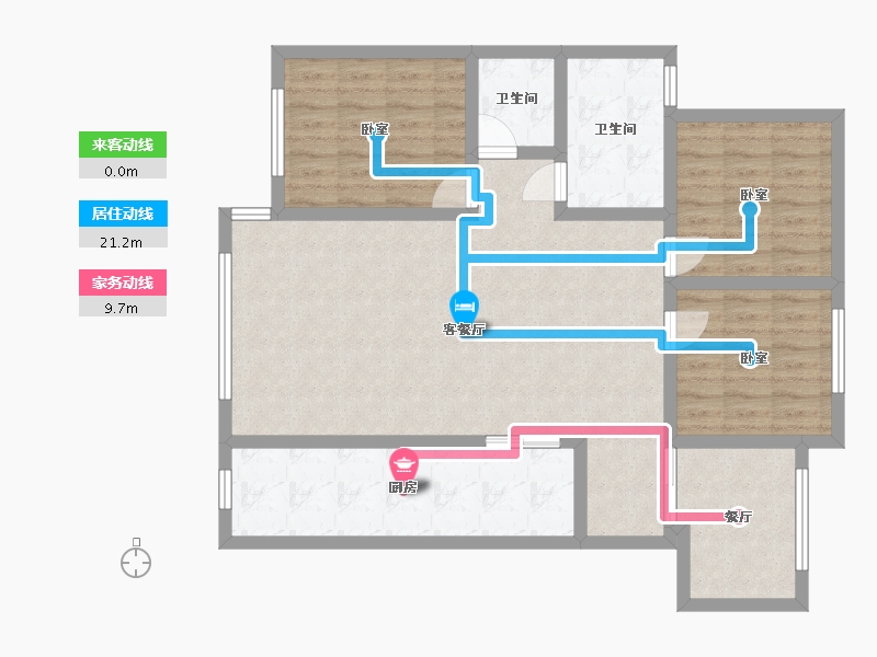 贵州省-六盘水市-岩脚新城-102.40-户型库-动静线