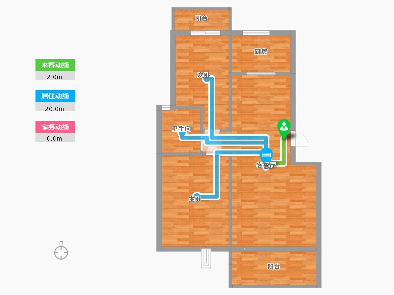 湖南省-永州市-东安明珠-81.18-户型库-动静线