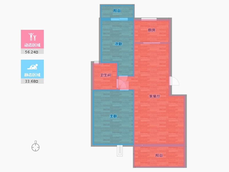 湖南省-永州市-东安明珠-81.18-户型库-动静分区