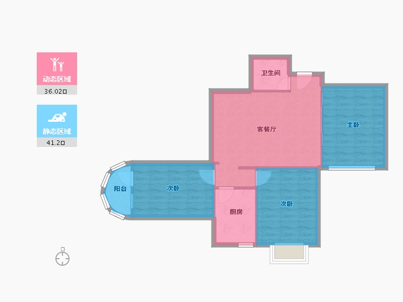 广东省-广州市-共和路1-19号小区-80.92-户型库-动静分区