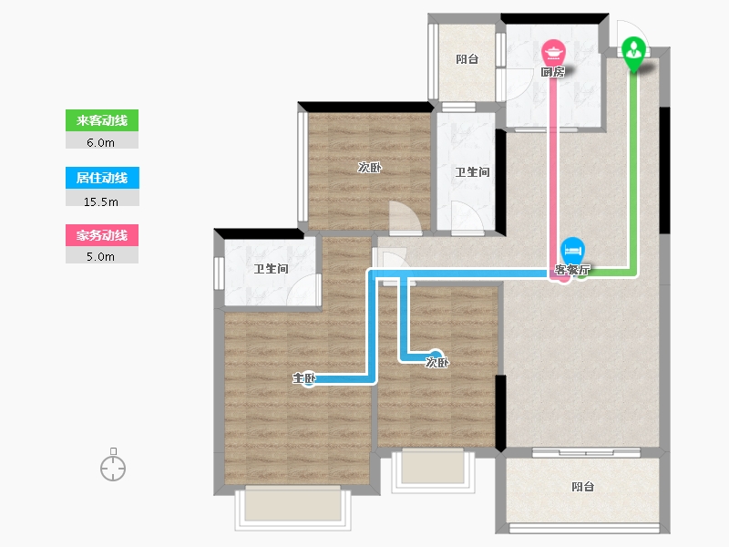 广东省-肇庆市-壹品华府-93.00-户型库-动静线