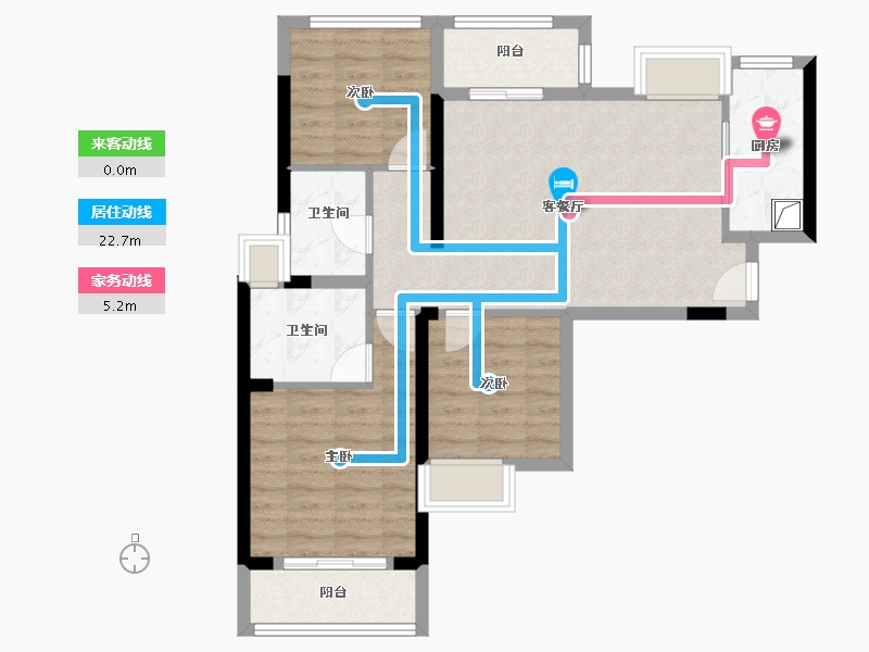 福建省-福州市-中铁城江督府-77.61-户型库-动静线