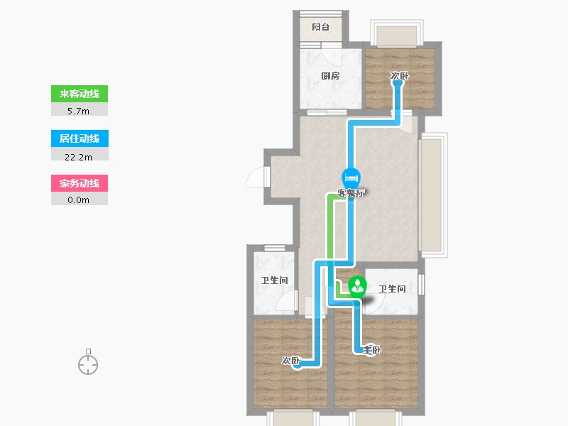 云南省-昆明市-保利和光屿湖-78.00-户型库-动静线