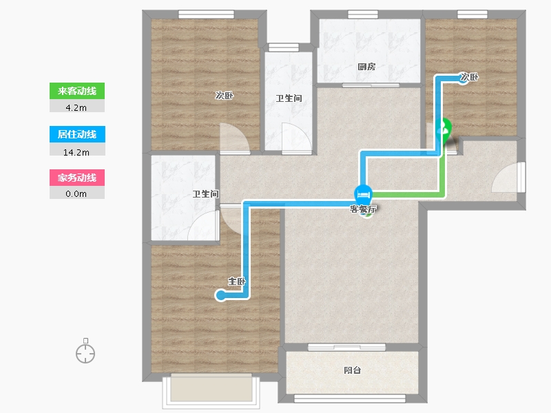 河北省-石家庄市-锦江府-99.00-户型库-动静线