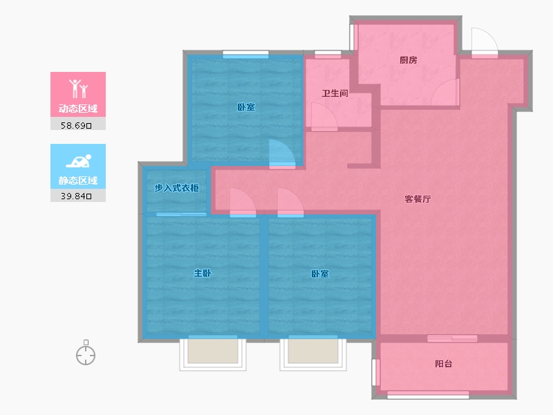 河北省-沧州市-风华-87.20-户型库-动静分区