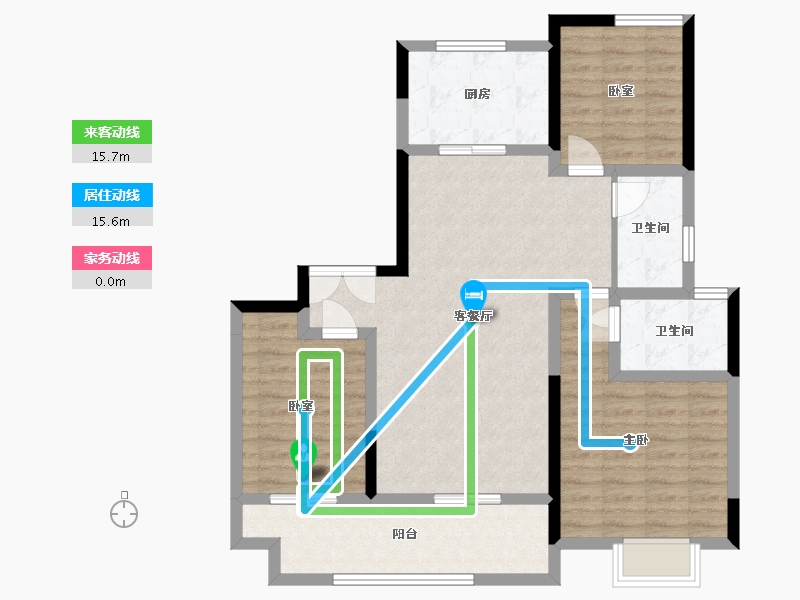 河南省-洛阳市-建业江山赋-98.88-户型库-动静线