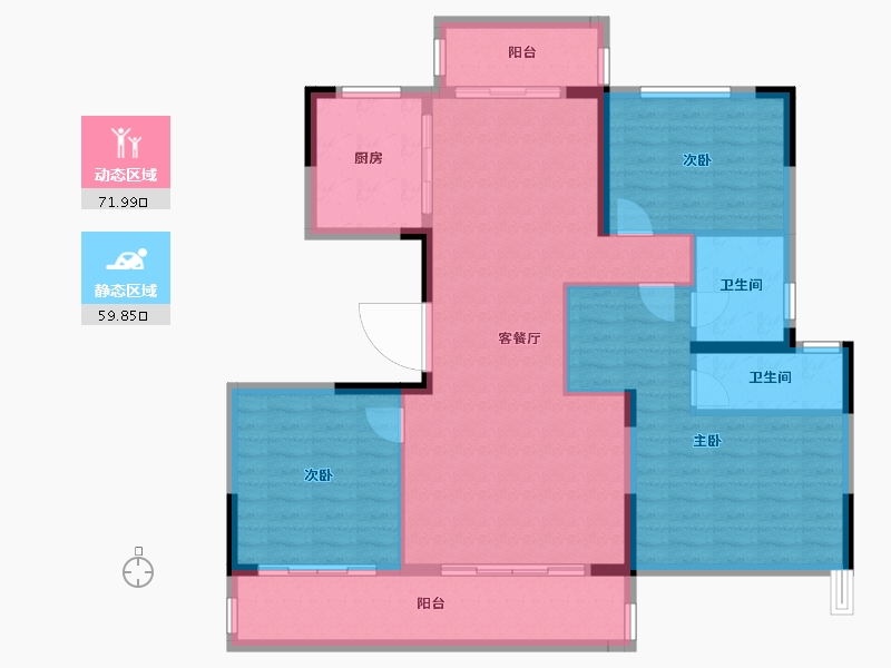 河南省-周口市-建业世和府二期-120.20-户型库-动静分区