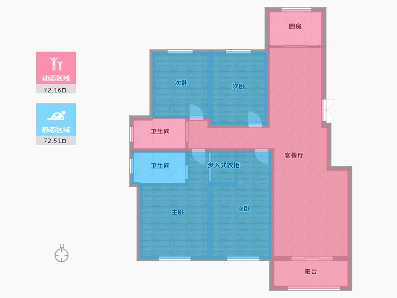 河南省-开封市-鼎立国际城-130.00-户型库-动静分区