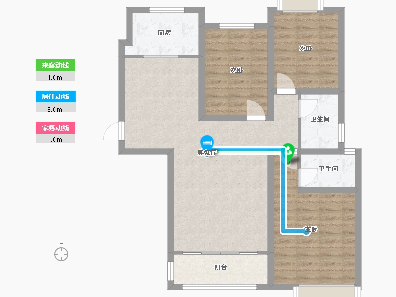 河南省-信阳市-家和美林湖-97.60-户型库-动静线