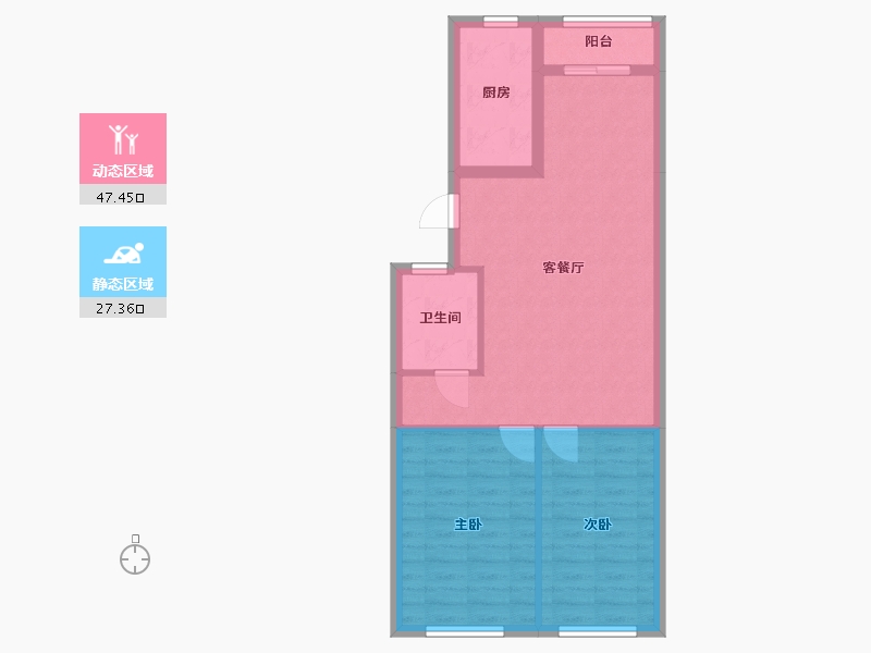 广西壮族自治区-南宁市-嘉和城-75.00-户型库-动静分区