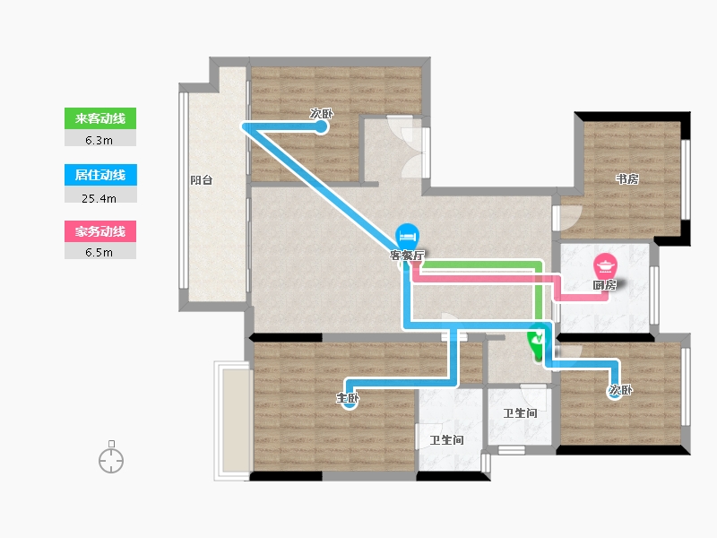 河南省-濮阳市-建业通和府-113.02-户型库-动静线